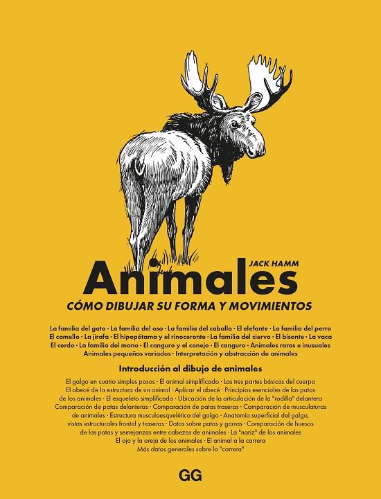 Animales : cómo dibujar su forma y movimientos | 9788425234460 | Jack Hamm