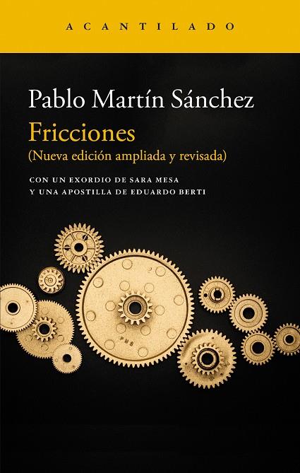 Fricciones | 9788419958242 | Pablo Martín Sánchez