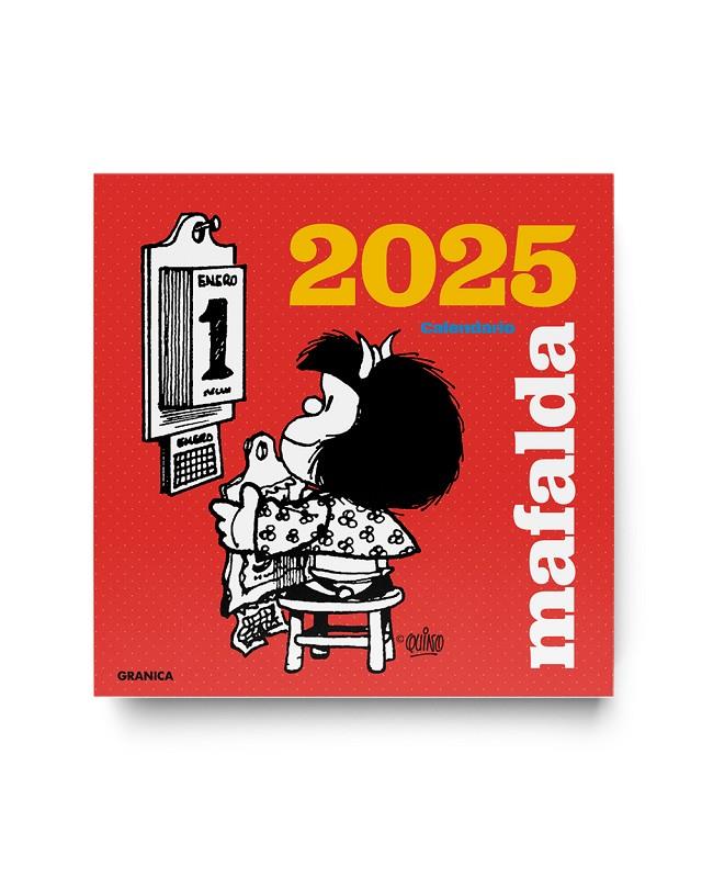 Calendario 2025 : Mafalda (paret) | 9786316544544 | Quino