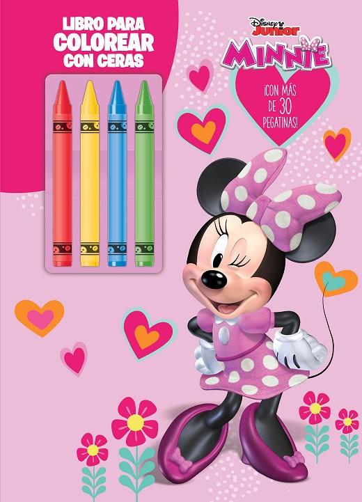 Minnie : Libro para colorear con ceras 2 | 9788418940224