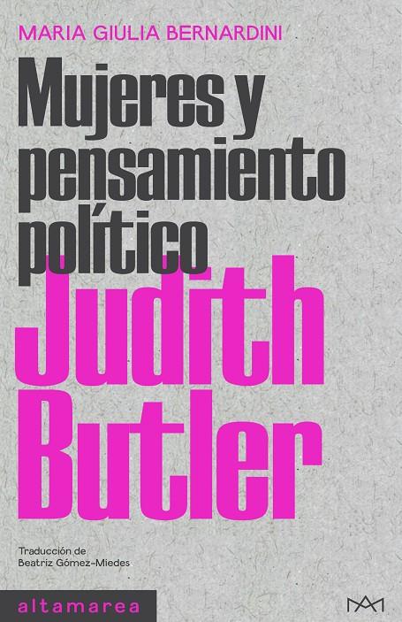 Judith Butler | 9788418481819 | Maria Giulia Bernardini