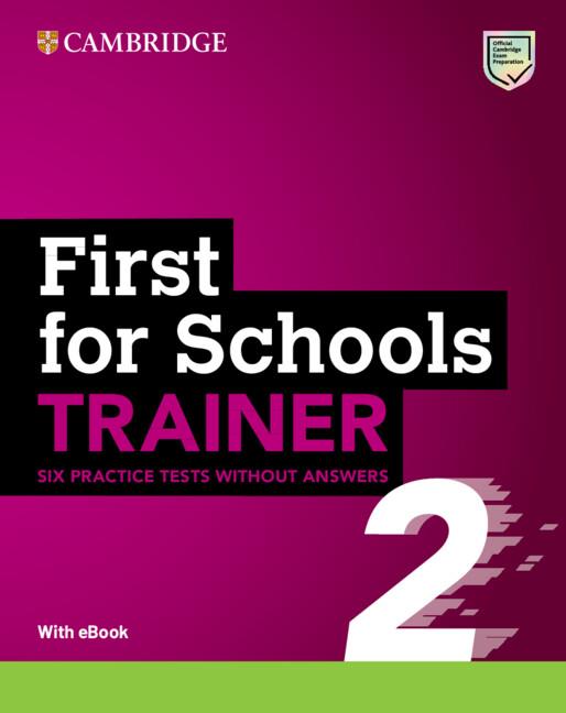 First for Schools Trainer 2  Practice Tests without Answers (Audio Download) | 9781009212175