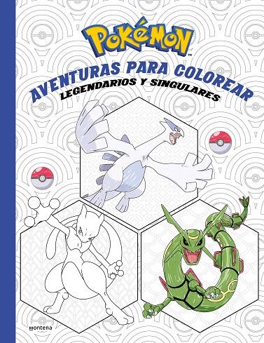 Pokémon : Aventuras para colorear legendarios y singulares | 9788419241962