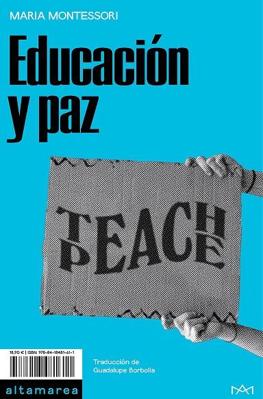 Educación y paz | 9788418481611 | Maria Montessori