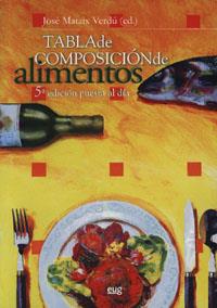 Tabla de composición de alimentos | 9788433849809 | J. Mataix Verdú