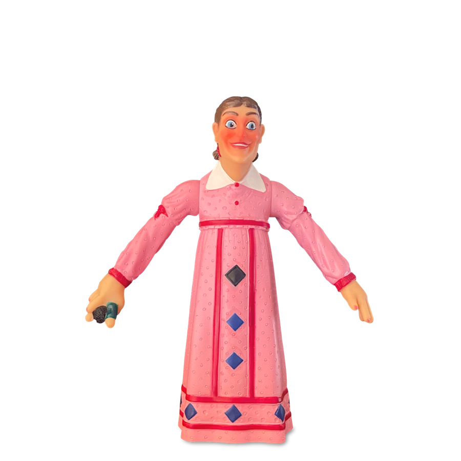 Figura de goma : Geganteta (Solsona)  | DAVALLADA0049