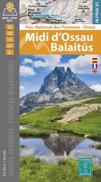 Midi d'Ossau ; Balaitús (1:30.000) (2 mapes) | 9788470110948