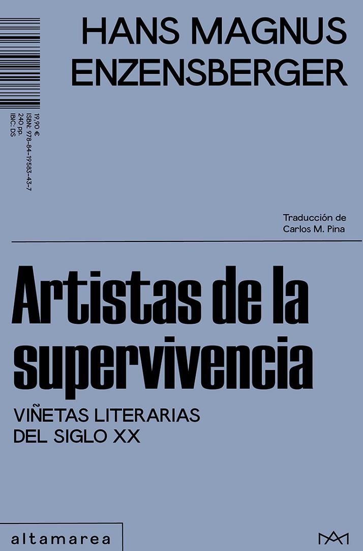 Artistas de la supervivencia | 9788419583437 | Hans Magnus Enzensberger