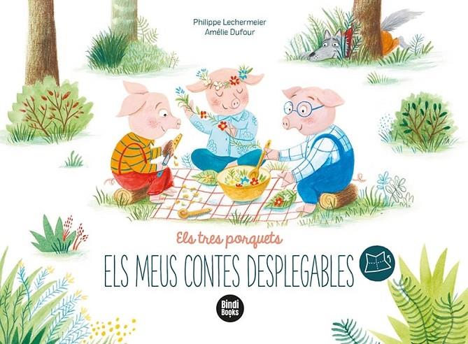 Els tres porquets | 9788418288081 | Philippe Lechermeier ; Amélie Dufour