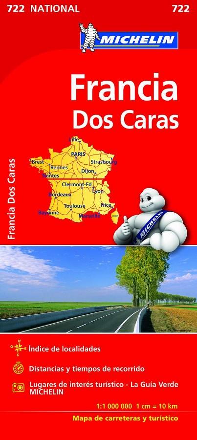 Francia (1:1.000.000) (dos cares) | 9782067219861