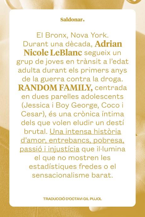 Random Family (català) | 9788419571250 | Adrian Nicole LeBlanc