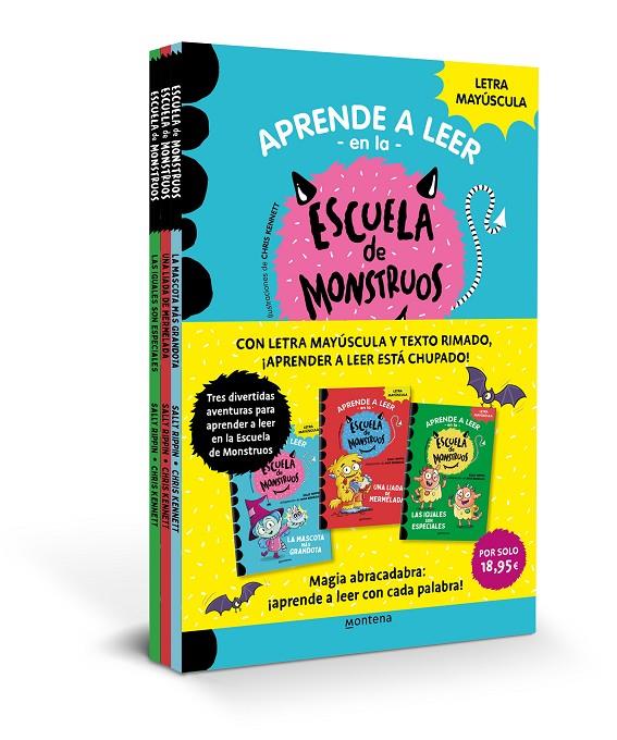 Aprender a leer en la Escuela de Monstruos (pack 1-3) | 9788419169983 | Sally Rippin