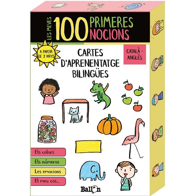 Les meves 100 primeres nocions : cartes d'aprenentatge bilingües català-anglès | 9789403220352