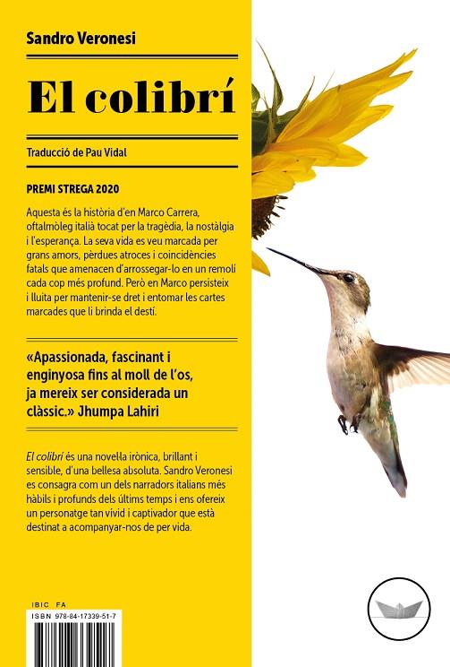 El colibrí | 9788417339517 | Sandro Veronesi