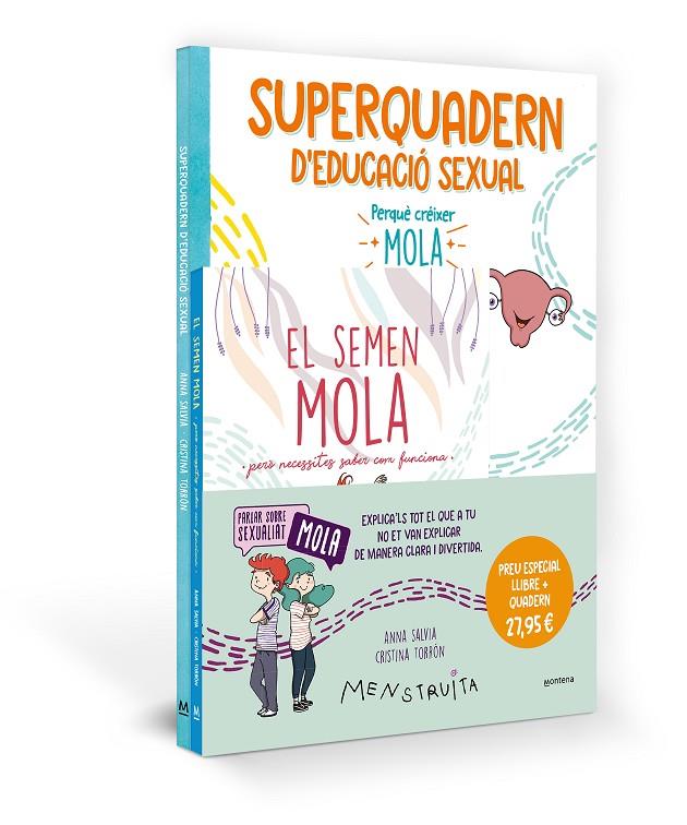 El semen mola ; Superquadern d'educació sexual (2 volums) | 9788419975072 | Anna Salvia ; Cristina Torrón (Menstruita)