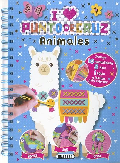 Punto de cruz : Animales | 9788411961370