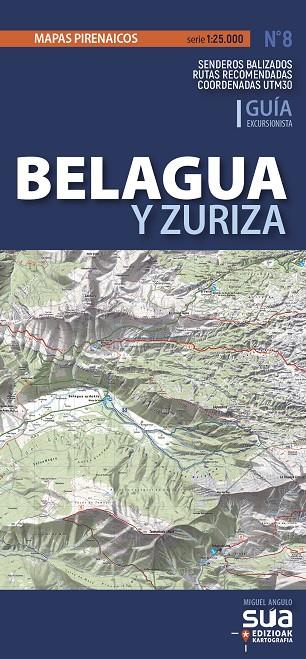 Belagua y Zuriza (1:25000) | 9788482167343 | Miguel Angulo Bernard