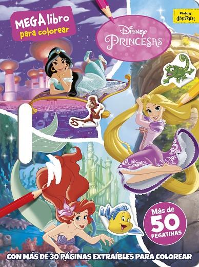 Princesas (megalibro para colorear) | 9788418335068 | Disney