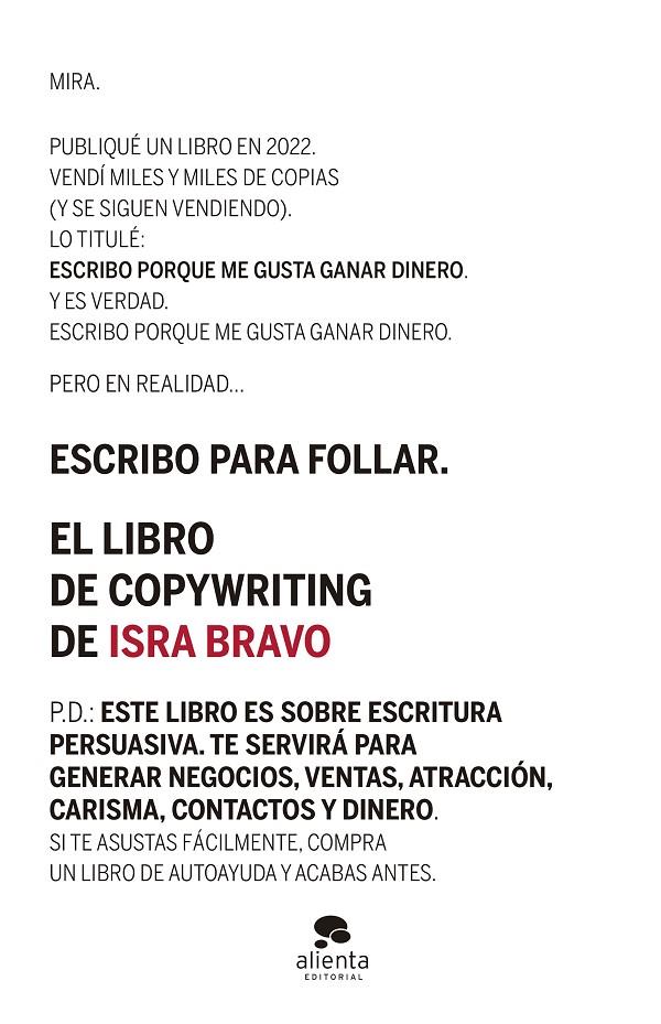 El libro de copywriting | 9788413442471 | Isra Bravo