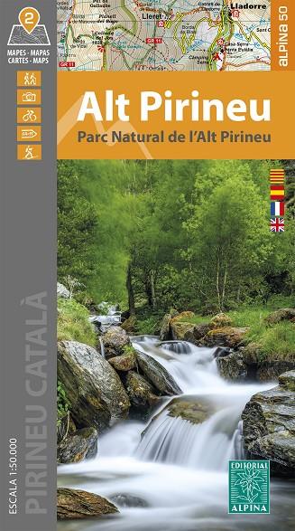 Alt Pirineu : Parc natural de l'Alt Pirineu (2 mapes 1:50.000) | 9788470111181