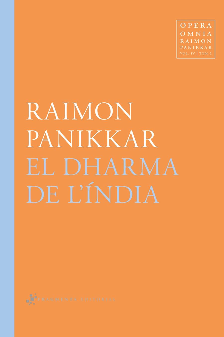 El Dharma de l'Índia | 9788417796532 | Raimon Panikkar