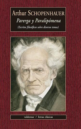 Parerga y Paralipómena | 9788477029267 | Arthur Schopenhauer