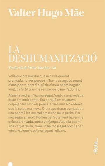 La deshumanització | 9788416738472 | Valter Hugo Mãe