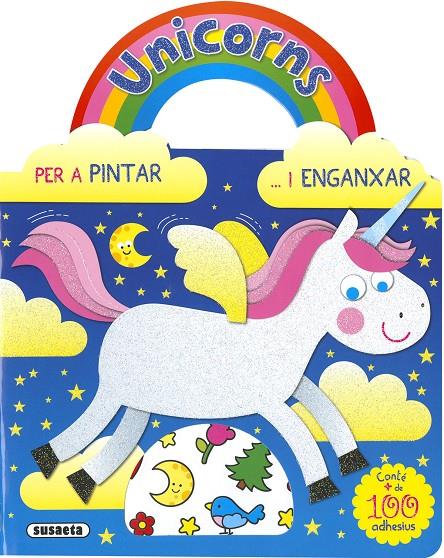 Unicorns per a pintar i enganxar 2 | 9788467781908 | Jordi Busquets