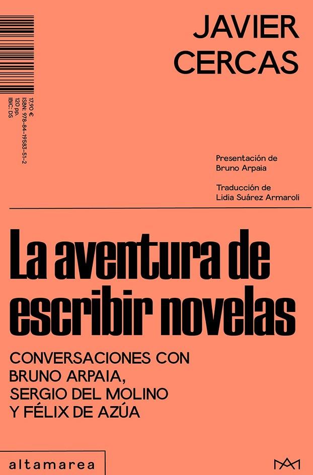 La aventura de escribir novelas | 9788419583512 | Javier Cercas