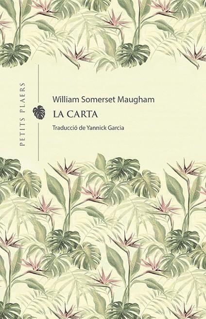 La carta (català) | 9788418908231 | William Somerset Maugham