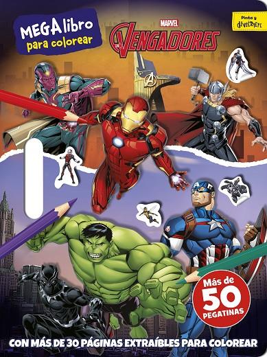 Los vengadores (megalibro para colorear) | 9788416914890 | Marvel