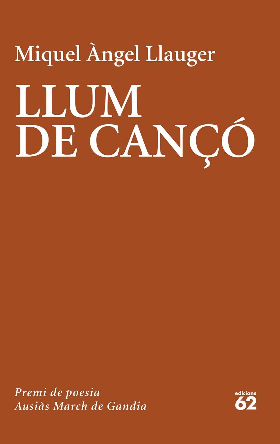 Llum de cançó | 9788429779981 | Miquel Àngel Llauger