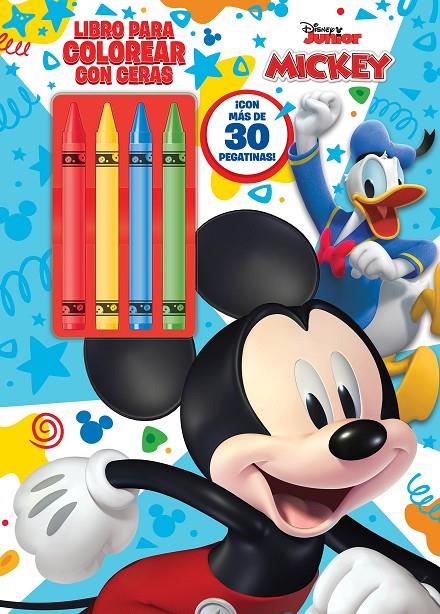 Mickey : Libro para colorear con ceras | 9788418940217