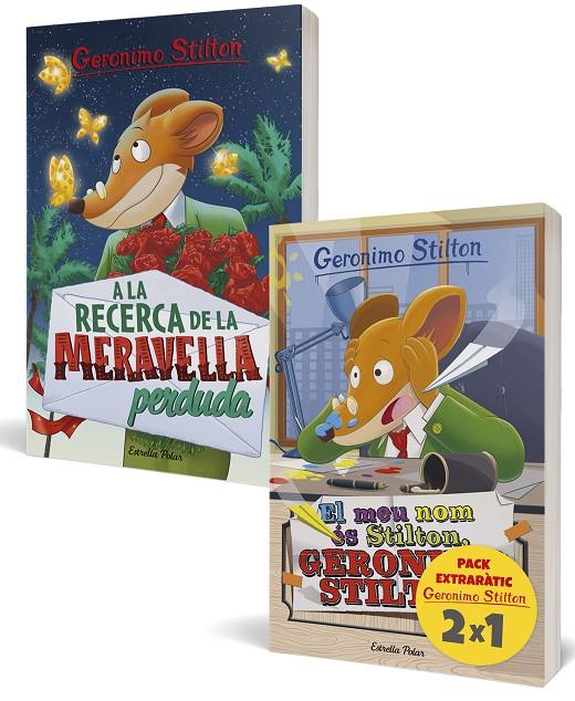 El meu nom és Stilton, Geronimo Stilton ; A la recerca de la meravella perduda (2 volums) | 9788413895536 | Geronimo Stilton