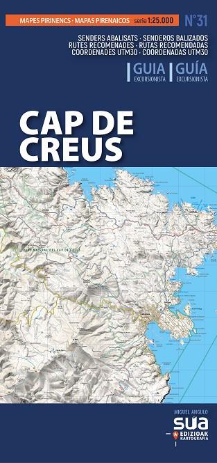 Cap de Creus (1:25.000) | 9788482168845 | MIgule Angulo Dord