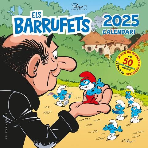 Calendari 2025 : Els barrufets | 9788410131613 | Pierre Culliford