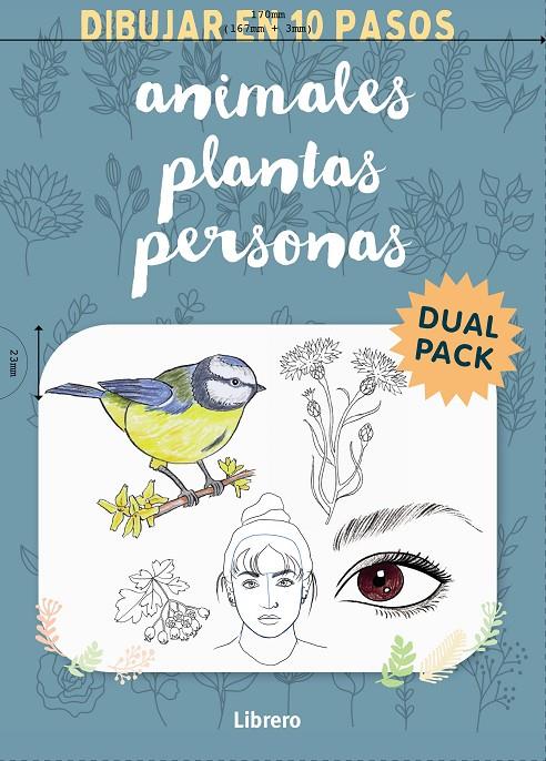 Dibujar en 10 pasos : animales, plantas, personas (2 volums) | 9789463598194 | Mary Woodin ; Justine Legouffe