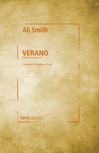 Verano (Cuarteto estacional; 4) | 9788418451805 | Ali Smith