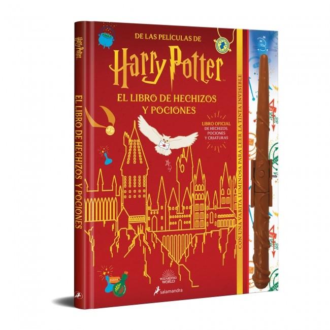 Harry Pooter : El libro de hechizos y pociones (+ vareta lluminosa) | 9788419868084 | J.K. Rowling