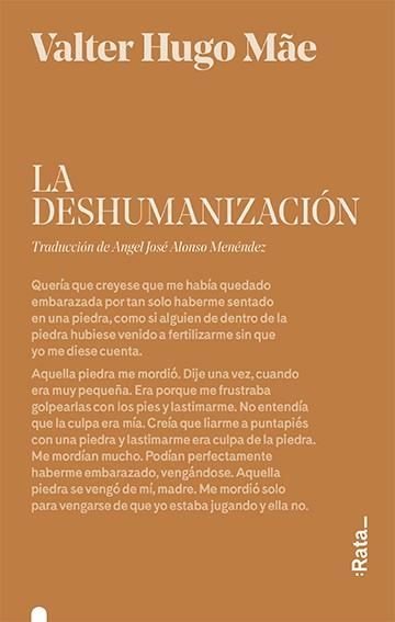 La deshumanización | 9788416738489 | Valter Hugo Mãe