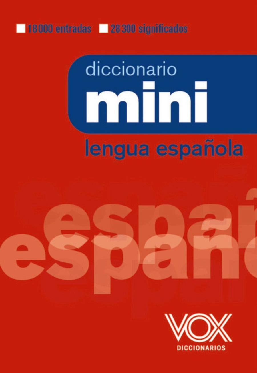 Diccionario mini de la lengua española | 9788499744018