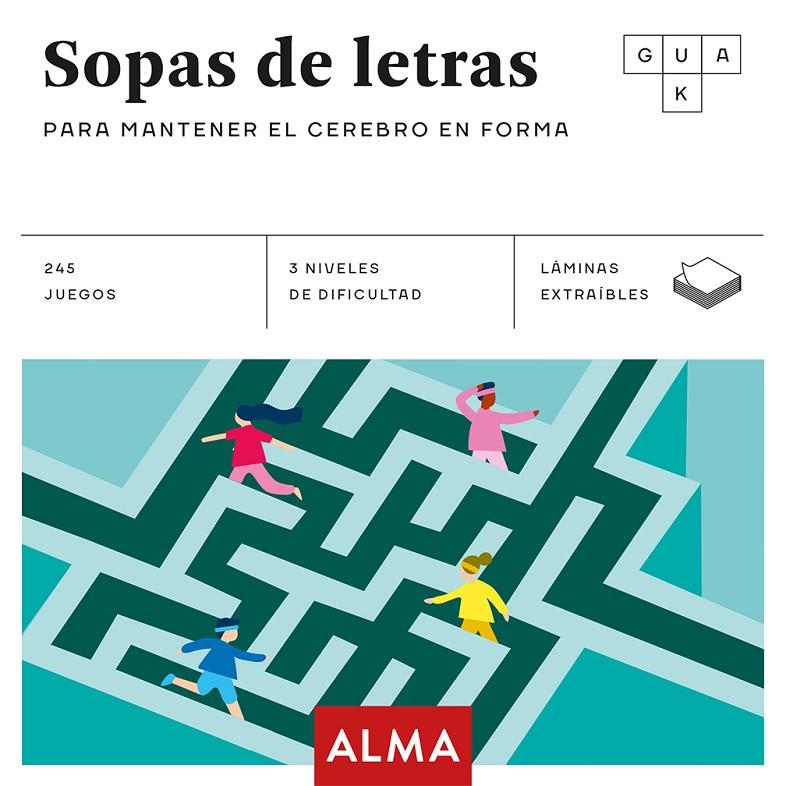 Sopas de letras para mantener el cerebro en forma | 9788417430665