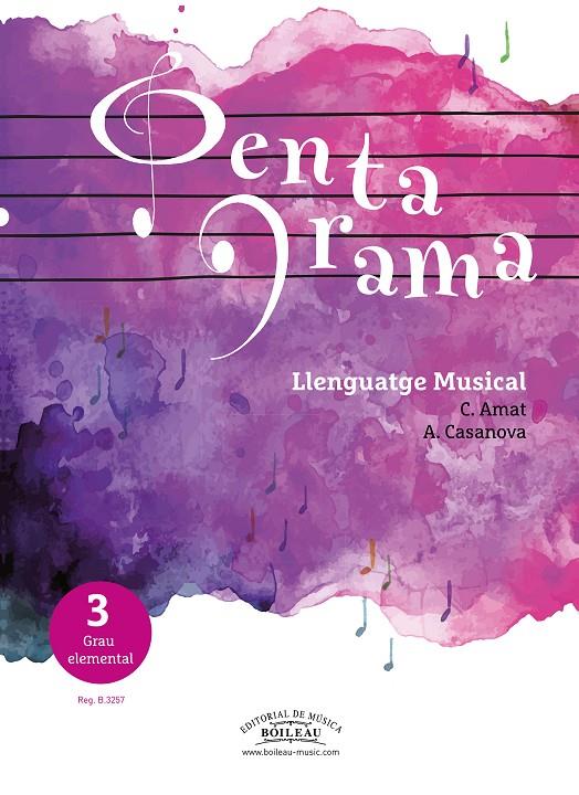 Pentagrama 3 : Llenguatge elemental Grau Elemental | 9788417199340 | Carmen Amat ; Anna Casanova