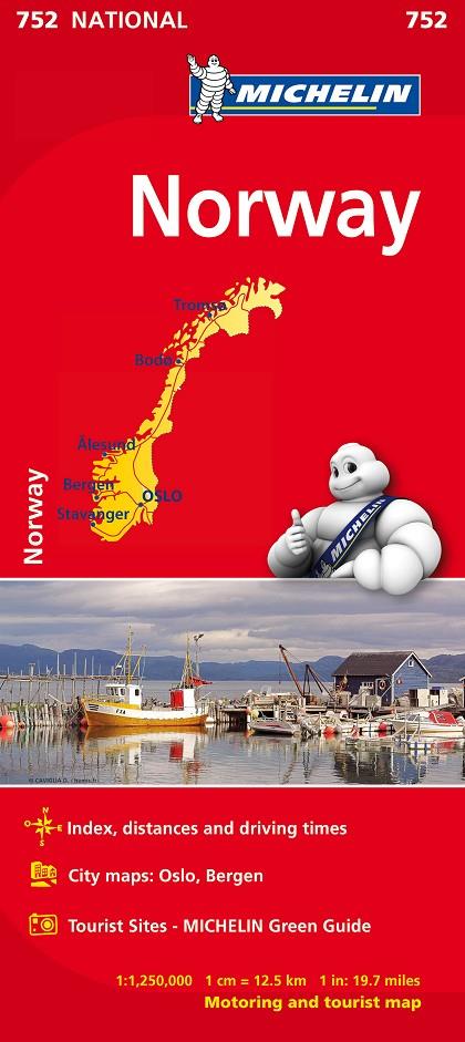 Noruega (1:1250000) | 9782067172784 | Varios autores