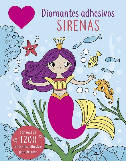 Diamantes adhesivos : Sirenas | 9788491457640 | Sarah Wade