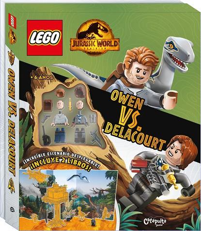 Lego Jurassic World : Owen vs. Delacourt (2 llibres + 2 mini figures) | 9788419987013 | Maciej Andrysiak